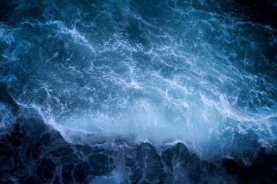 海洋 海 水 波浪 海浪 海景 海泡沫 泡沫 鸟瞰图 鸟瞰视图