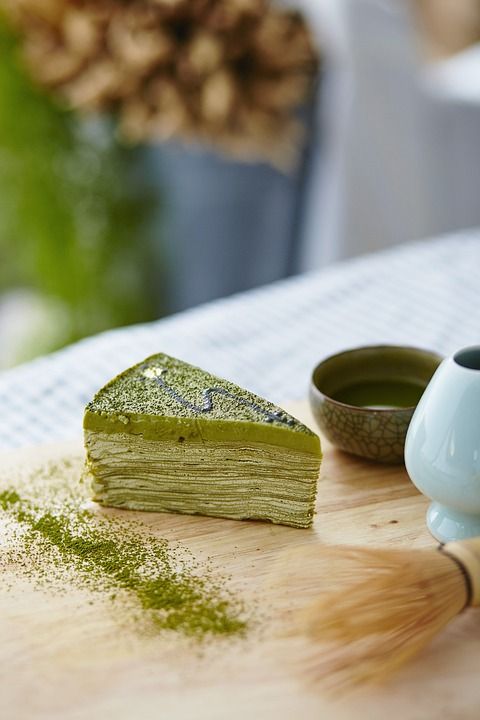 抹茶 蛋糕 食物 点心 绿茶 盘子 一顿饭 美食 美味的 可口
