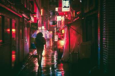 日本 大阪 夜晚 亚洲 地标 旅行 日本人 结构 城市 建造
