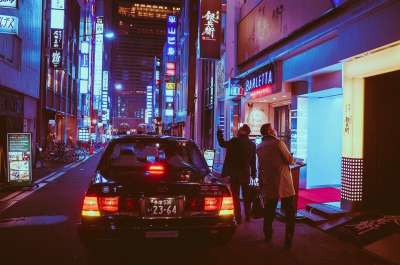 日本 大阪 夜晚 亚洲 地标 旅行 日本人 结构 文化 城市