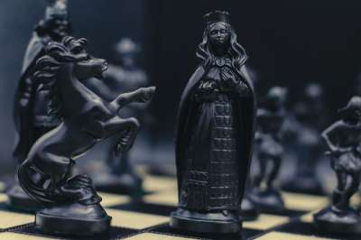 棋 女王 黑后 骑士 游戏 国际象棋棋子 播放 玩耍 棋子