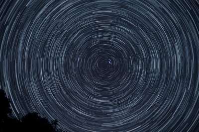 星轨 夜晚 星星 回转 星空 黑暗的 亮条纹 运动 自然 图案