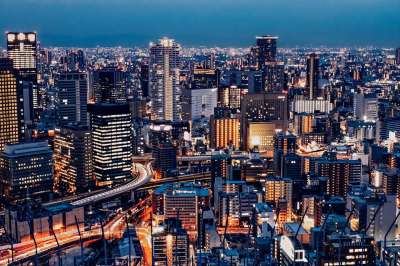 城市 建筑物 夜晚 城市的灯光 摩天大楼 天际线 城市景观
