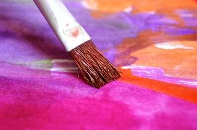 刷子 画 颜色 水彩 艺术 粉色的 丰富多彩的 工艺 工艺美术