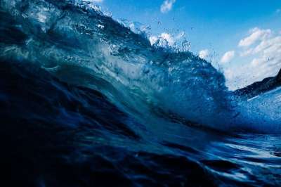 蓝色的 海浪 水 海洋 自然 海 液体 溅 蓝色的水