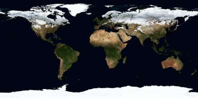 世界 地图 地理 土地 卫星图像 卫星地图 大陆 气候带 冬天