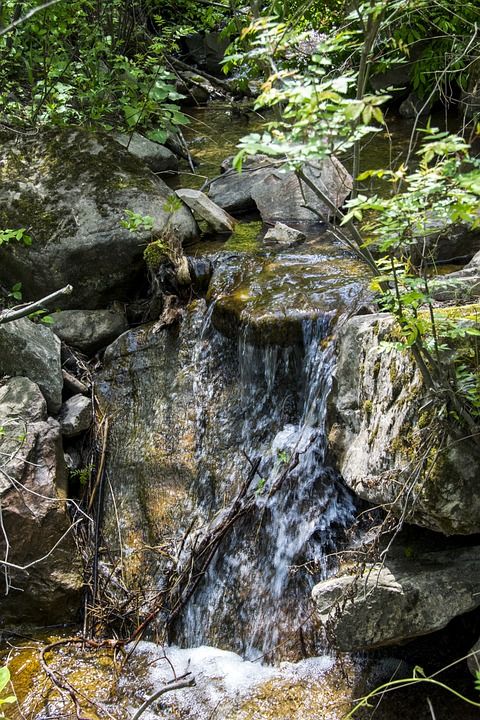 自然 山川 溪流 泉水 山泉 森林 地下水 森林公园 山西