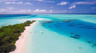 马尔代夫 热带 鸟瞰图 假期 旅行 海 海洋 水 海滩 沙