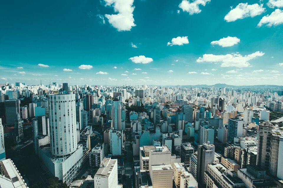 建筑物, 城市, 天际线, 城市景观, 摩天大楼, 城市的, 地铁, 都市