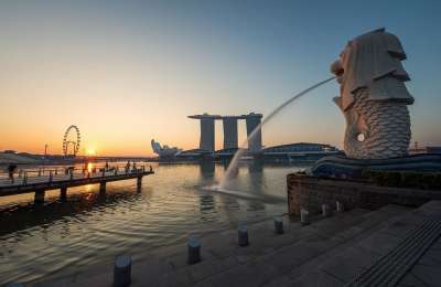 亚洲 海狮 边界线 狮子 商业 公园 喷泉 河 水 象征