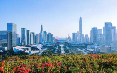 深圳 城市 建筑 会展中心 福田 高楼 建设 特色建筑 中国