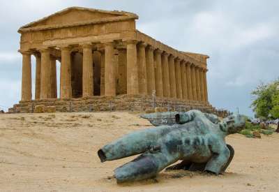西西里 谷 寺庙 考古 石头 建筑学 旅游 Agrigento