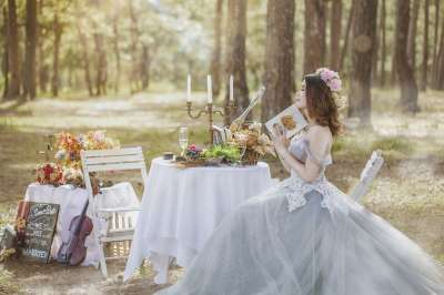 婚礼 新娘 亚洲 越南 户外 亚洲人 优雅的 白色的裙子