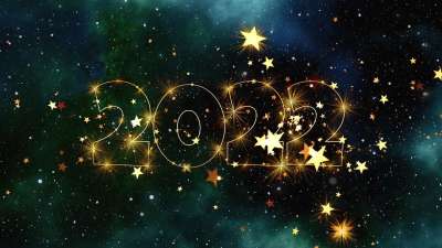 新的一年的一天 空间 星星 2022 星系 宇宙 星空 年