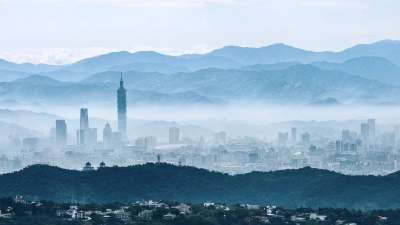 建筑物 摩天大楼 塔 现代的 多雾路段 城市景观 Outlook