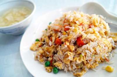 炒饭 中国菜 食物 盘子 美食 白饭 一顿饭 美食家 美味的
