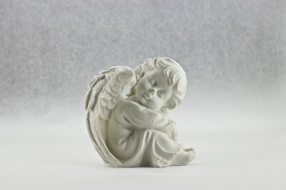 天使, 白色的, 天堂, 翅膀, 美丽的, 孤立, 天使般的, 爱, 艺术