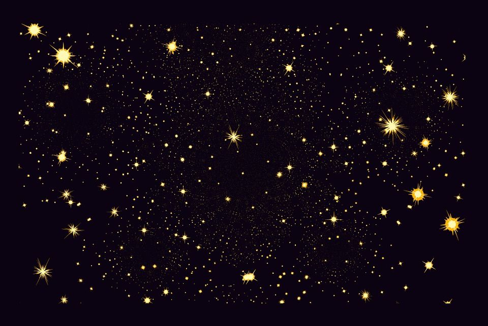 星星, 天堂, 形象的, 夜晚, 背景, 质地, 结构体, 模板, 星空