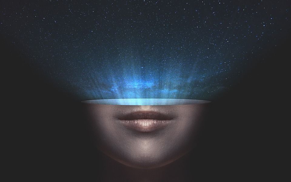宇宙, 星星, 空间, 天堂, 星空, 抽象的, 脸, 艺术, 上光, 闪耀