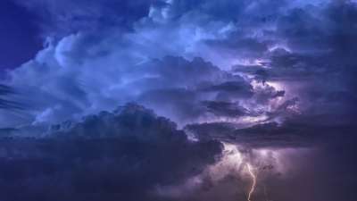 大自然壁纸 自然壁纸 高清壁纸 雷雨 闪电 风暴 夜晚 天气