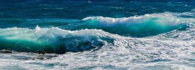 波浪 绿松石 破碎 海 自然 海景 海洋 蓝色的大海 蓝色的海洋
