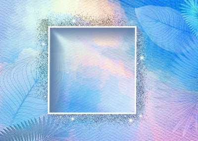 树叶 框架 边框 艺术的 创意 正方形 模板 花瓣 装饰性的