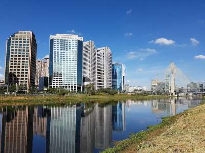 河松 污染 城市 下水道 圣保罗 建筑 都会 建筑学 天空蜘蛛