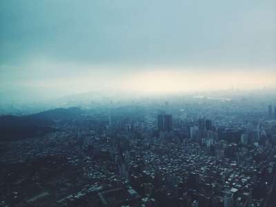 城市 空气 看法 建筑物 结构 塔 高楼 城市的 天空