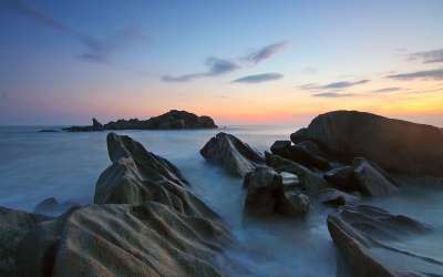 海 海洋 水 岩石 运动 日出 海景 蓝色的水 蓝色的大海
