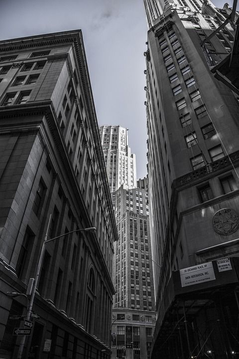 摩天大楼 纽约 城市中心 建筑物 结构 华尔街 曼哈顿 城市
