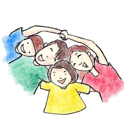 家庭 母亲 父亲 儿童 拥抱 团队 幸福 家庭 家庭 家庭