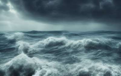 大自然壁纸 自然壁纸 海洋 风暴 波浪 多云的 天气 雷雨