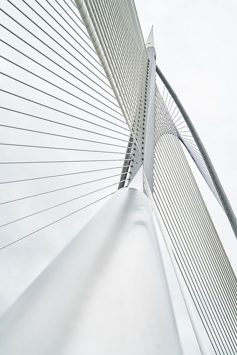 桥 结构 基础设施 当代的 几何形状 设计 户外 建造 金属结构