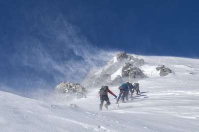 登山 5 龙高峰 中部山岳国家公园 日本 雪 雪山 首脑 冷 风