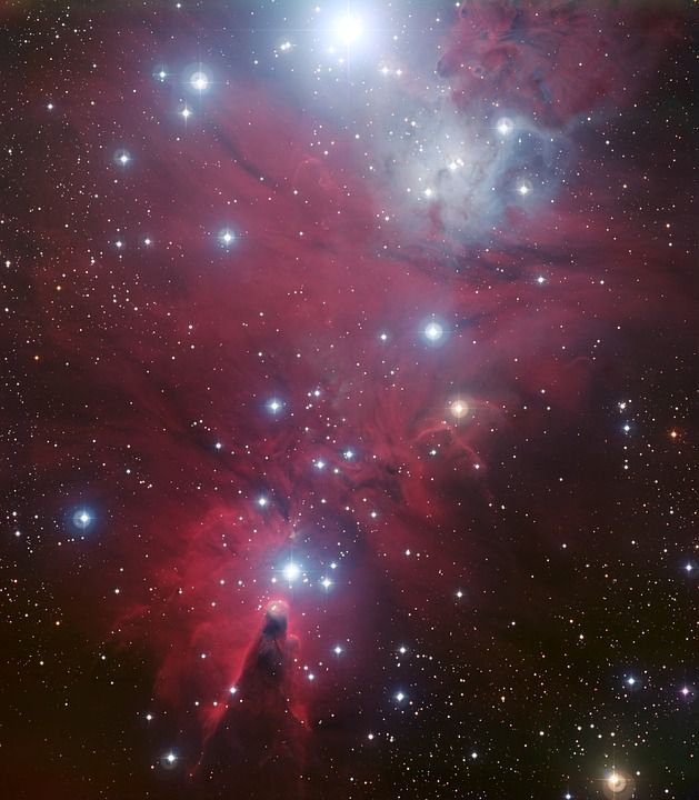 第2264章 乌云 锥状星云 星团 圣诞树星团 漫雾 星座独角兽
