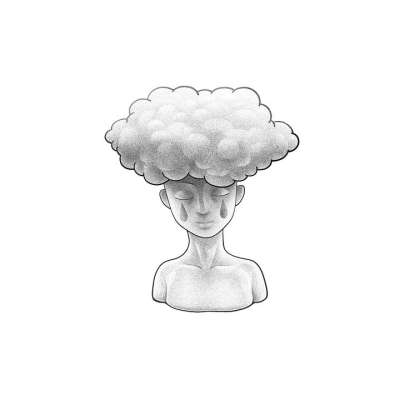 漫画 绘画 幻想 创造力 黑和白 免费插画师 云 雨 童话故事