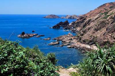 风腰 仁风 人道 美丽的海 宁静的风景 自然 目的地 蓝色的海