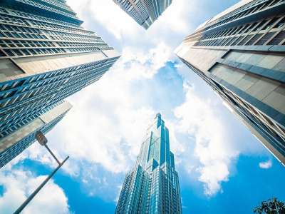 Vinhomes中央公园 西贡 胡志分的城市 天空刮刀 天空 云