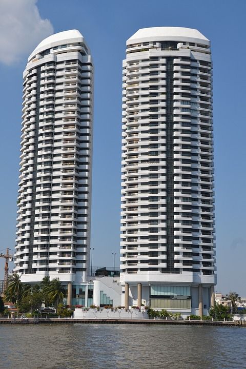 公寓 高层 酒店 建造 城市 高楼 城市的 天空 摩天大楼