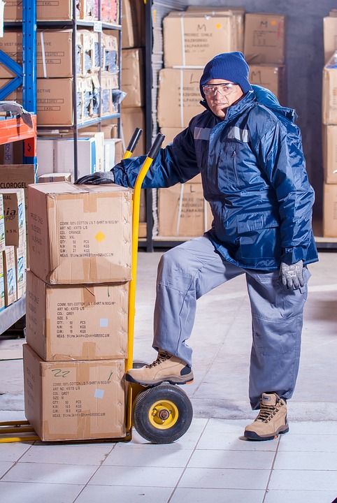 装卸工 工业 安全 后勤 工作服 工业安全 护目镜 背心 员工