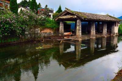 小溪 乡村 旅游 中国 腾冲 民间 河流 雨后 悠闲 人文