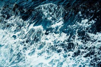 泡沫 运动 海洋 海 溅 表面 水 波浪 蓝色的大海