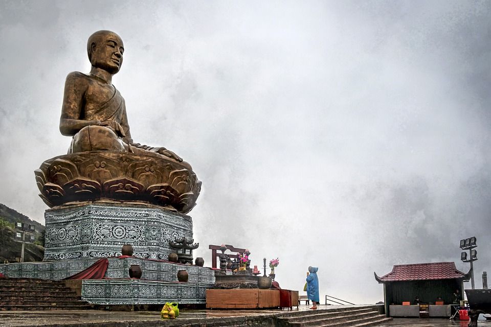 雕像, 宗教, 寺庙, 亚洲, 雕塑, 旅行, 文化, 冥想, 石头, 建筑