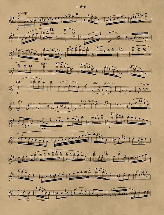 手机壁纸 音乐 乐谱 笔记 长笛 列斐伏尔 作曲家 谐谑曲 古典