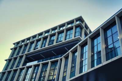 建造 结构体 大学 教学楼 校园 现代的 科技感