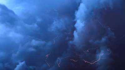 大自然壁纸 自然壁纸 高清壁纸 雷雨 闪电 云 风暴 天空 天气