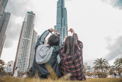 夫妻 爱 关系 快乐的 二 恋人 年轻 幸福 男朋友 手
