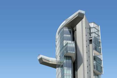 结构 建造 未来派 玻璃 玻璃 高楼 看法
