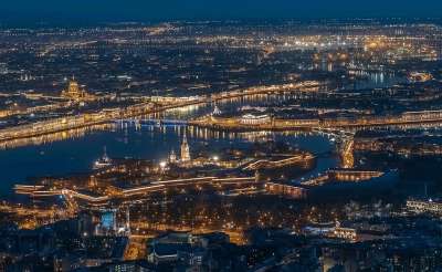 城市 旅行 旅游 欧洲 圣 · 彼得堡 灯 夜晚 城市 城市