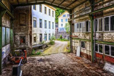 废弃的地方 Pforphoto 工厂 已到期 弃 气氛 建造